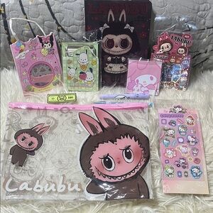 10 piece Labubu Character Stationery Set